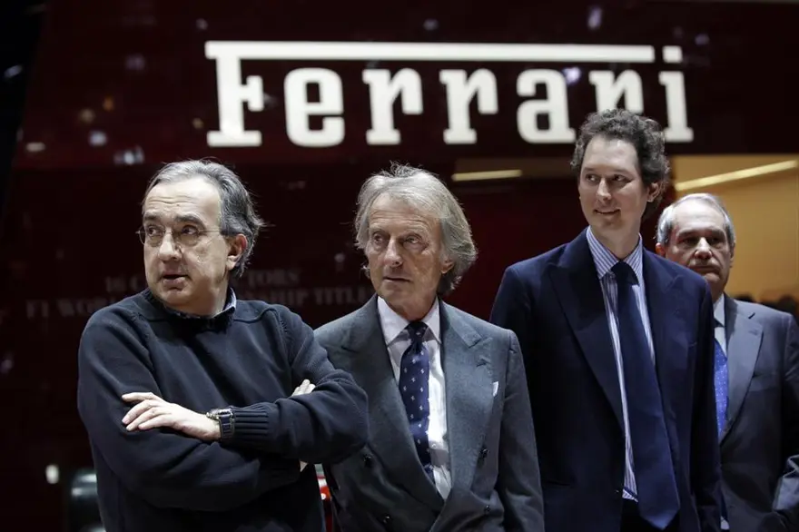 Ferrari Başkanı Luca di Montezemolo ve Fiat CEO'su Sergio Marchionne 32