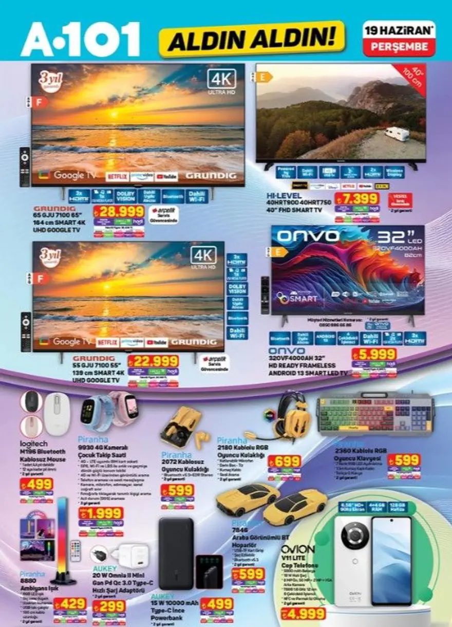 A101 aktüel katalog 19 Haziran 2025: Çamaşır makinesi, buzdolabı, halı yıkama makinesi, katlanabilir elektrikli bisiklet satışa çıkıyor 4
