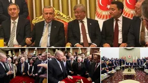 Meclis'te yeni yasama yılı resepsiyonu: Devletin zirvesi bir araya geldi Meclis'te yeni yasama yılı resepsiyonu: Devletin zirvesi bir araya geldi