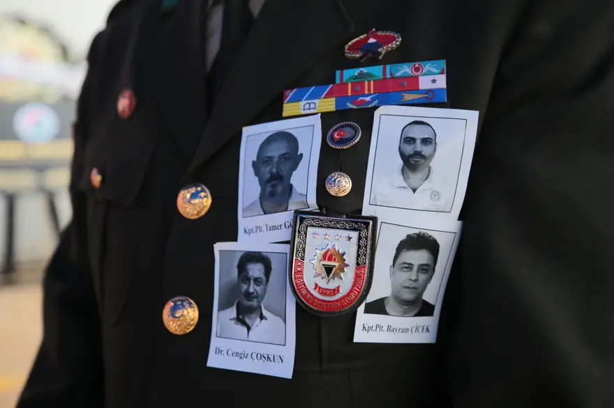 Helikopterkazası kurbanlarına veda: Antalya’da gözyaşları sel oldu 