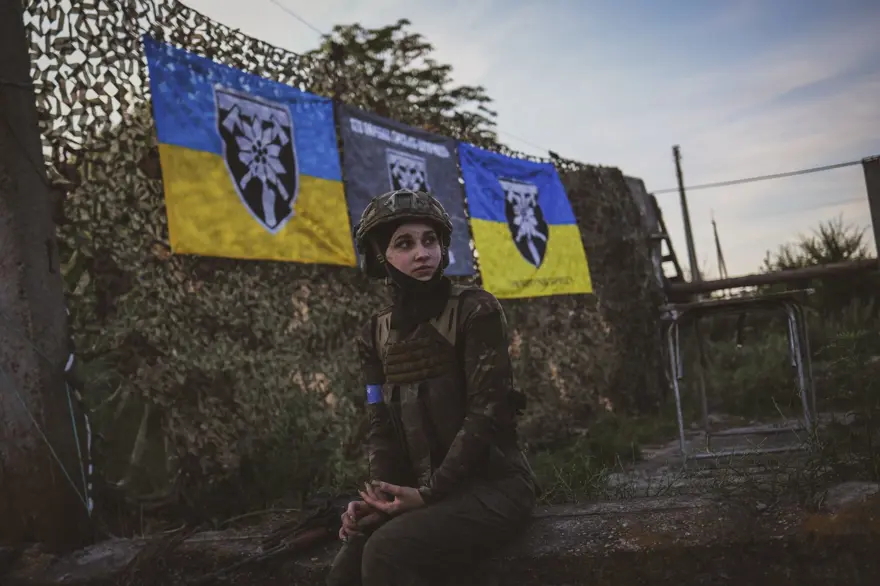 Ukraynalı kadınlar cephede görev almak için hazırlık yapıyor 46 Ukraynalı kadınlar cephede görev almak için hazırlık yapıyor 46