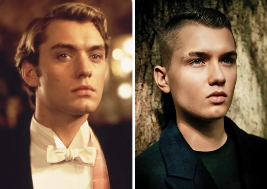 Jude Law (25 yaşındayken) ve oğlu Rafferty Law (18 yaşında) 7