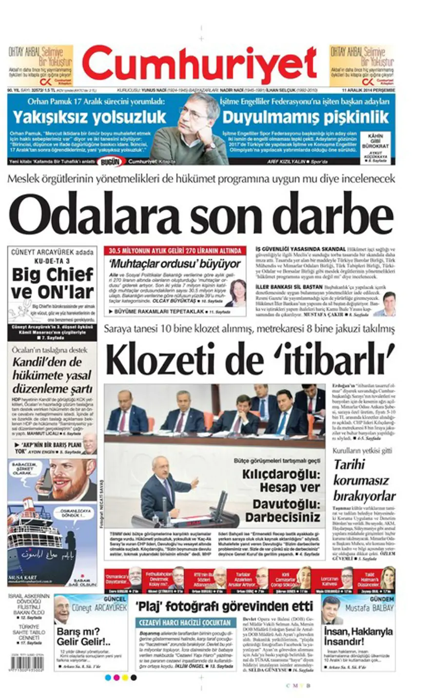 Günün gazete manşetleri 5