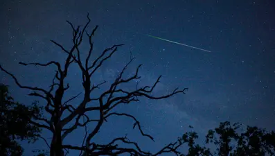 Kaliforniya'da alev topları: Uzay çöpleri yağmur gibi yağdı