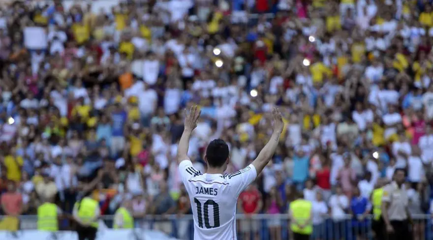 James Rodriguez Bernabeu'da 11