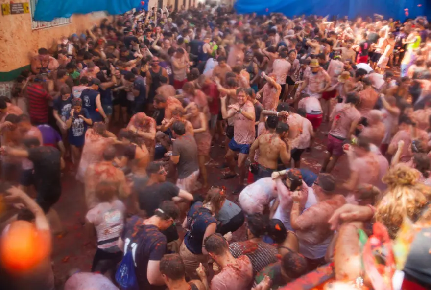 la tomatina, domates savaşı festivali, domates festivali 7
