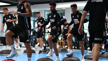 Beşiktaş, salonda çalıştı