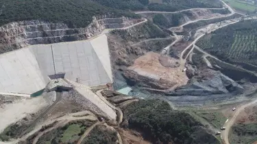 Yeşildere Barajı su tutmaya başladı