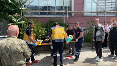 Cam silerken ölümden döndü