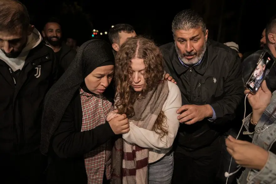 Filistinli cesur kız Ahed Tamimi serbest 3