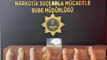 Şanlıurfa'da 8 kilo 750 gram uyuşturucu ele geçirildi