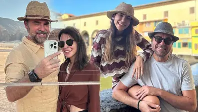 Engin Altan Düzyatan'dan eşi Neslişah Alkoçlar'a: Şanslı hissediyorum kendimi