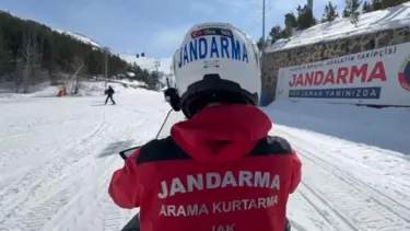 Palandöken'de çığ bölgesinde kayağa ceza