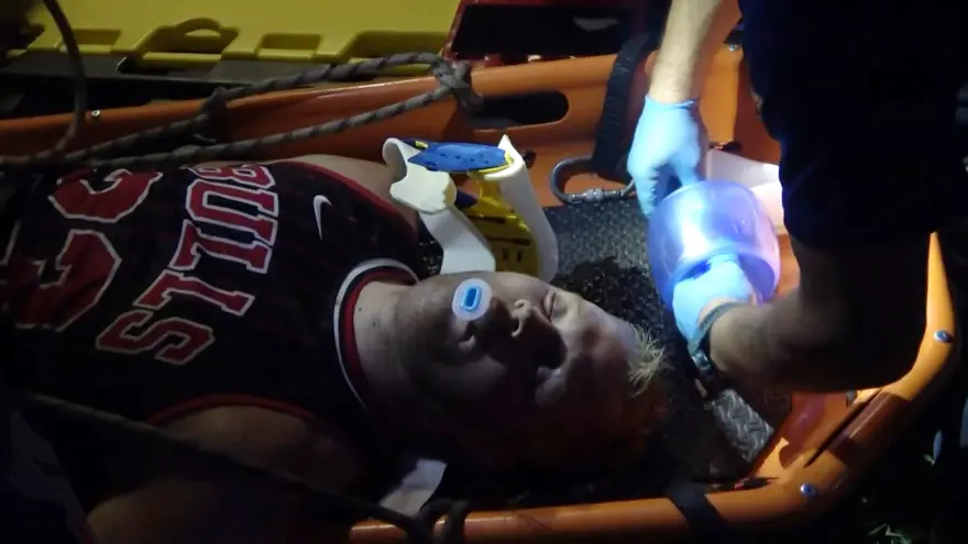 Manzara izlerken ölümden döndü 2