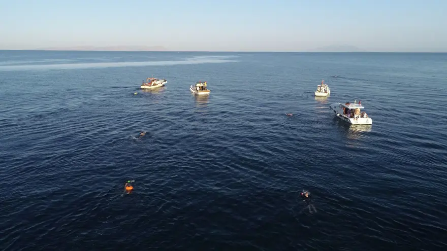 3. Gökçeada Açık Deniz Yüzme Maratonu başladı 8 3. Gökçeada Açık Deniz Yüzme Maratonu başladı 8