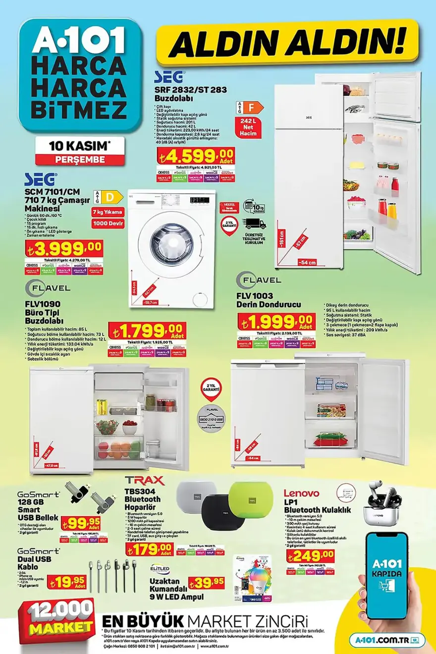 A101 market yeni indirimli aktüel ürünler kataloğu (5-11 Kasım A101 markette bu haftanın indirimli ürünleri ) 7