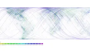 Uzay'dan çekilen milyonlarca fotoğrafın haritası