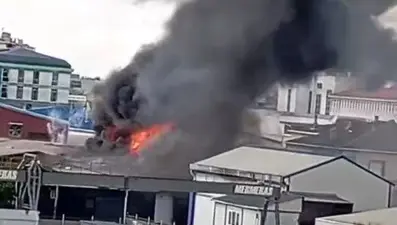 İstanbul Ataşehir'de fabrika yangını