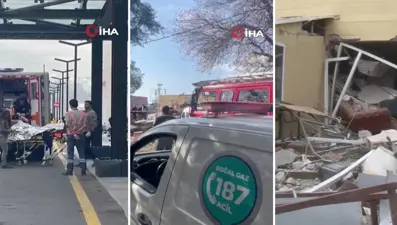 İzmir Bayraklı'da patlama: Ev kısmen yıkıldı, bir yaralı var