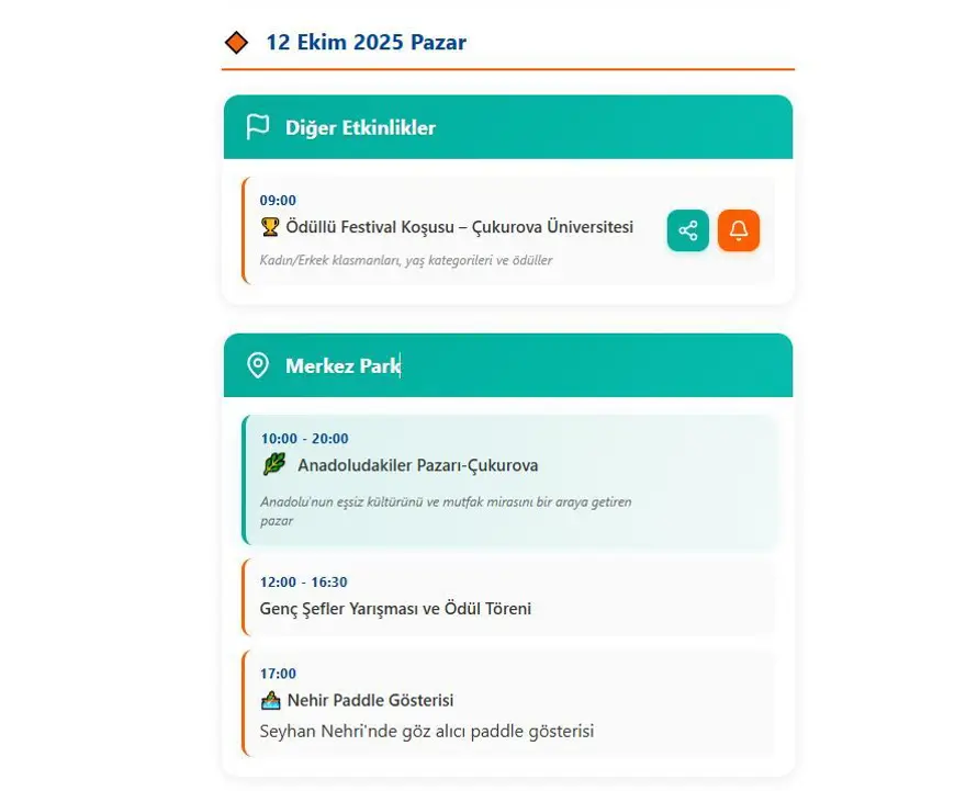 12 EKİM FESTİVAL TAKVİMİ 1 12 EKİM FESTİVAL TAKVİMİ 1