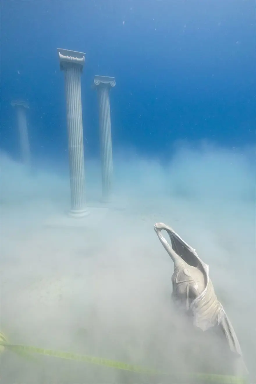 Likya uygarlığının yitik eserlerinin kopyaları Kaş'taki su altı parkında sergilenecek 12 Likya uygarlığının yitik eserlerinin kopyaları Kaş'taki su altı parkında sergilenecek 12