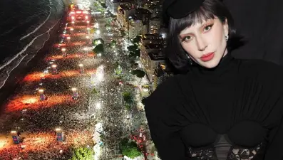 Brezilya'da Lady Gaga rüzgarı: Milyonlarca kişi akın etti