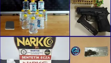 Bartın'da bir haftada araması bulunan 6 kişi yakalandı