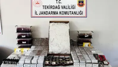 Tekirdağ'da kaçak tütün operasyonu