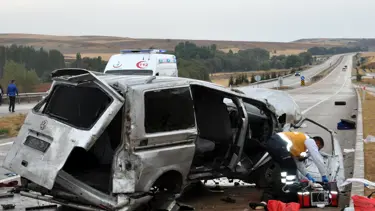 Kırıkkale'de trafik kazası: 2 ölü, 5 yaralı