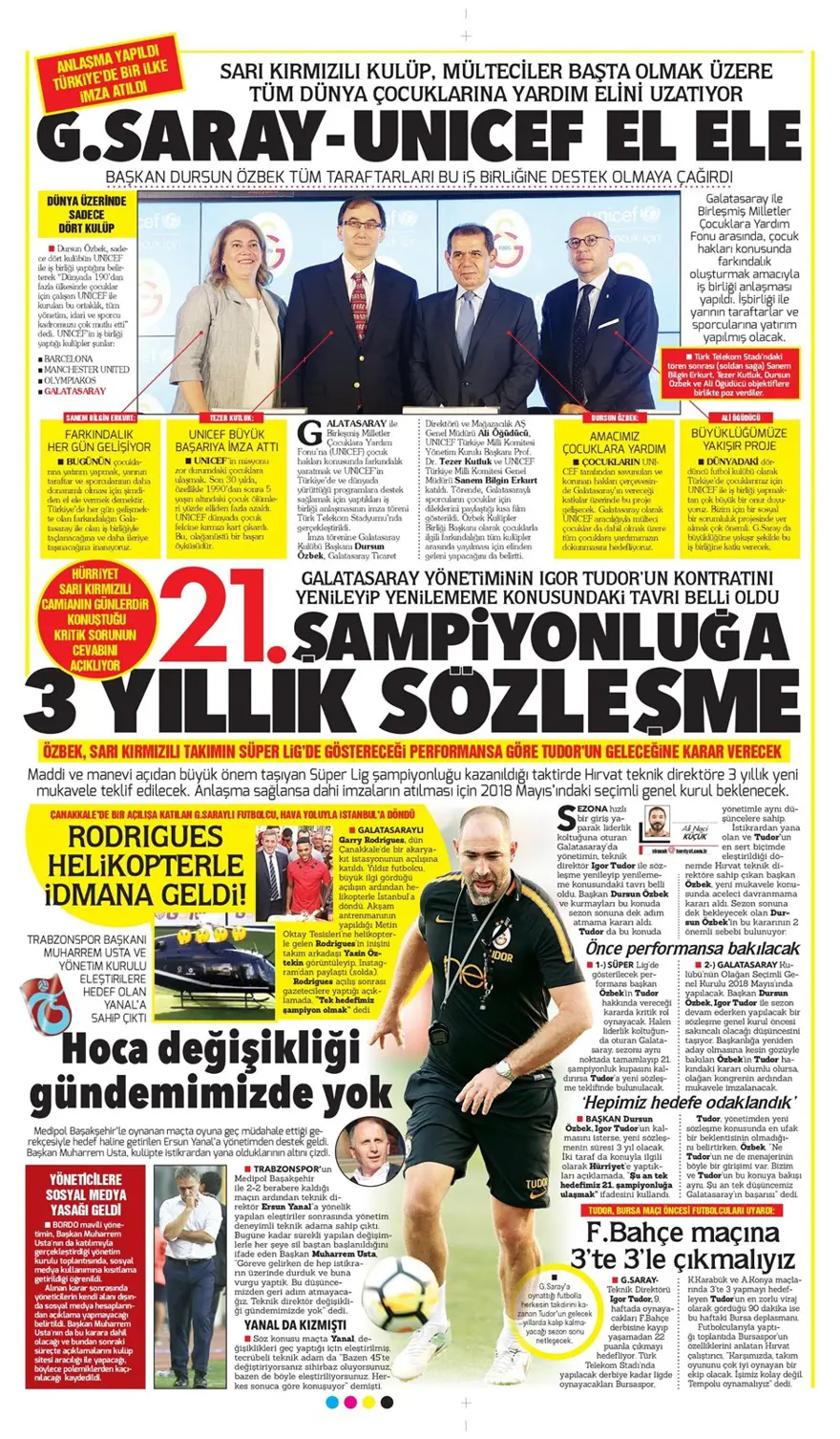 Günün spor gazeteleri (21 Eylül 2017) 18