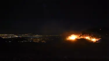 İzmir'de makilik alanda yangın