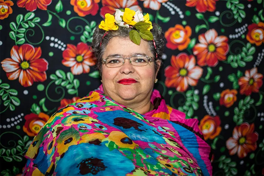 Frida Kahlo'yu taklitleriyle andı 41