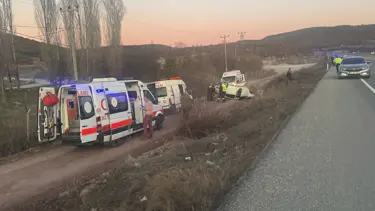 Tavşanlı'da trafik kazası: 2 yaralı