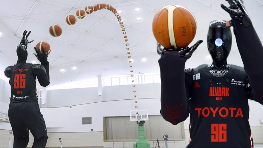 25 metreden isabetli atış: Basketbolcu robot dünya rekoru kırdı! 