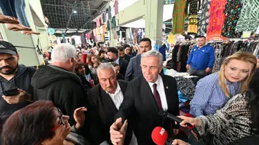 Mansur Yavaş'tan esnaf ziyareti