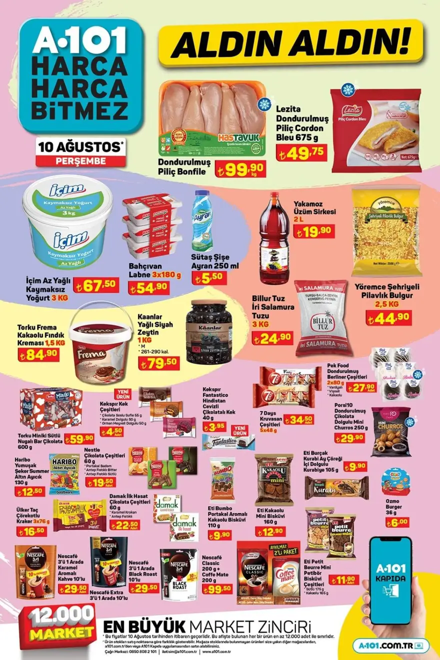 A101 markette bu haftaya özel yeni indirimli ürünler listesi belli oldu (10 Ağustos A101 aktüel ürünler kataloğu) 11