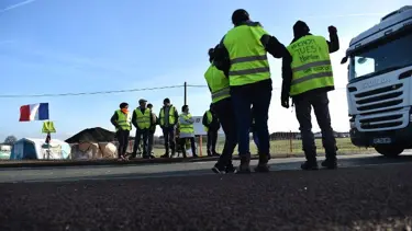 Brüksel'de taşımacıların protestosu