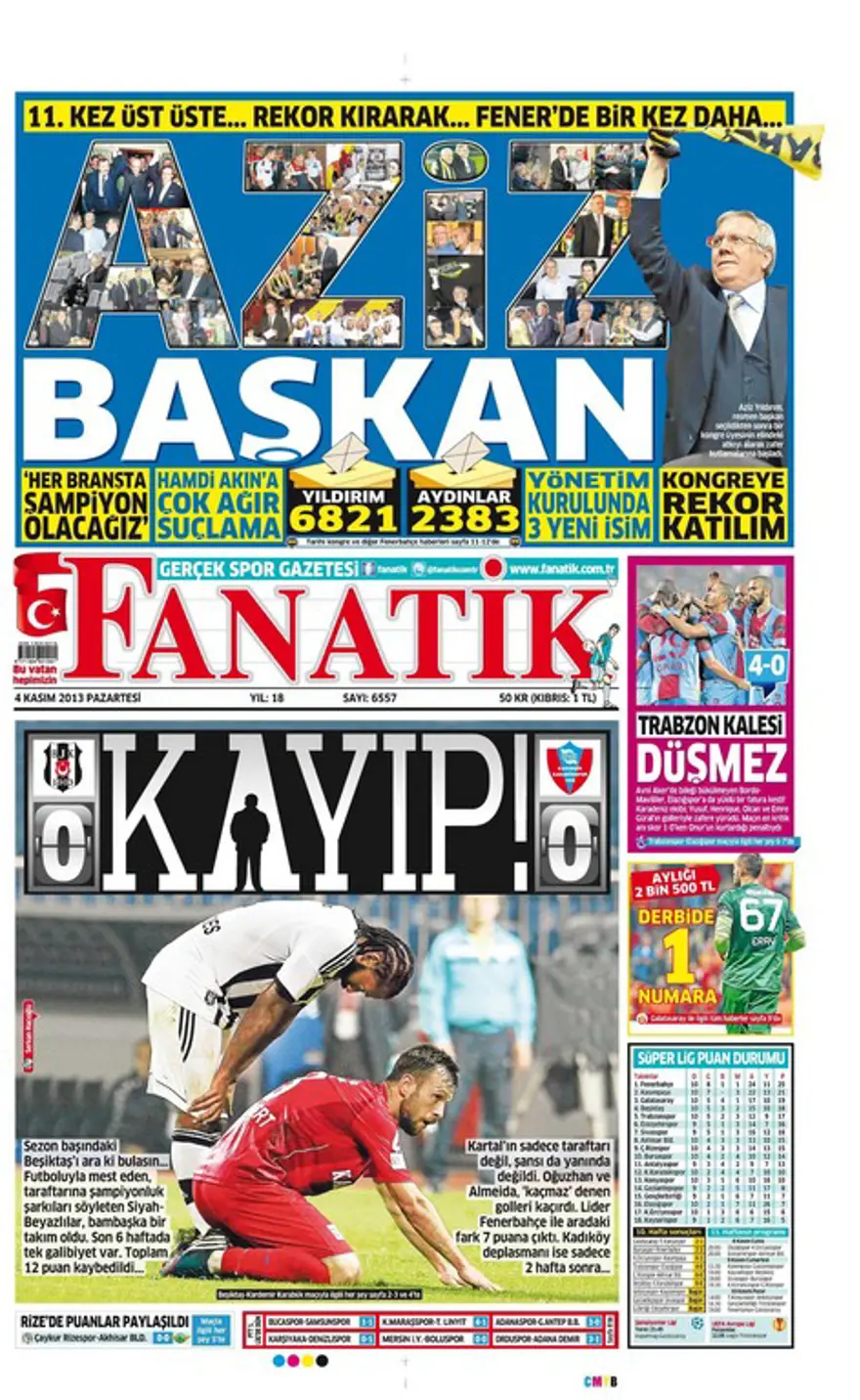 4 Kasım 2013 gazete manşetleri 8
