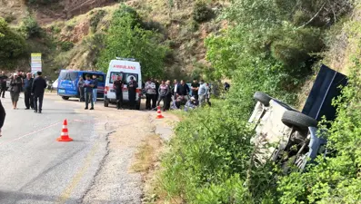 Aydın'da otomobil devrildi: 1 ölü, 1 yaralı