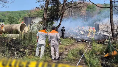 Güney Kore'de donanmaya ait uçak düştü