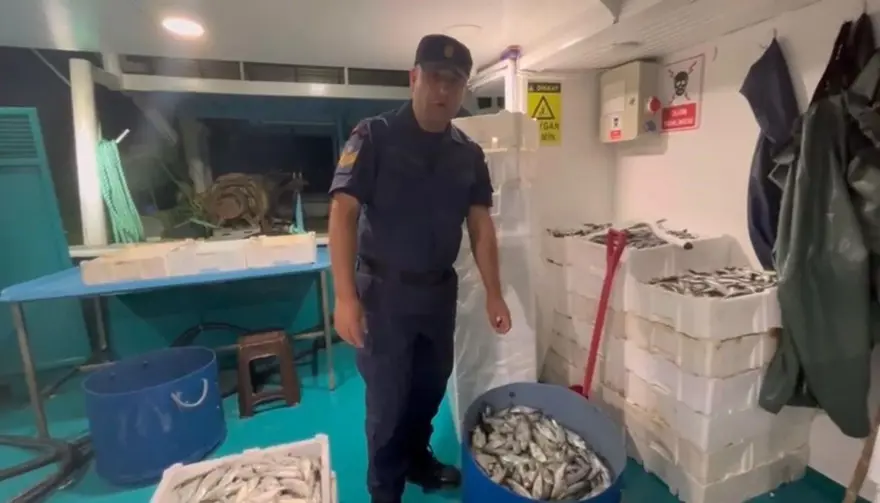 Kaçak lüfer avına binlerce lira ceza 2