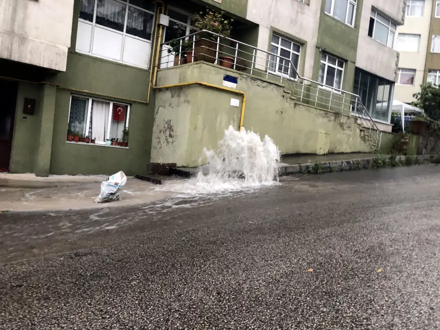Zonguldak'ta sağanak: Yollar göle döndü 8