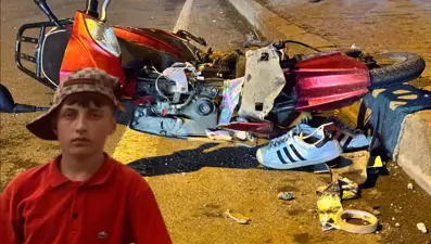 13 yaşındaki Asaf kaza kurbanı