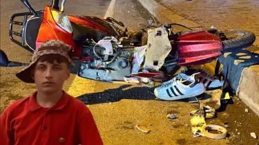 13 yaşındaki Asaf kaza kurbanı