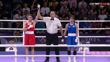 Milli boksör Hatice Akbaş, Paris 2024'te finalde