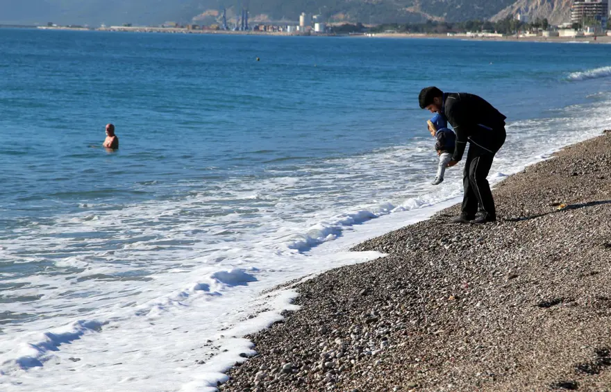 Yılın ilk gününde deniz keyfi 7
