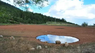 Geçen yıl tankerlerle su taşınmıştı: Bu yıl tamamen kurudu