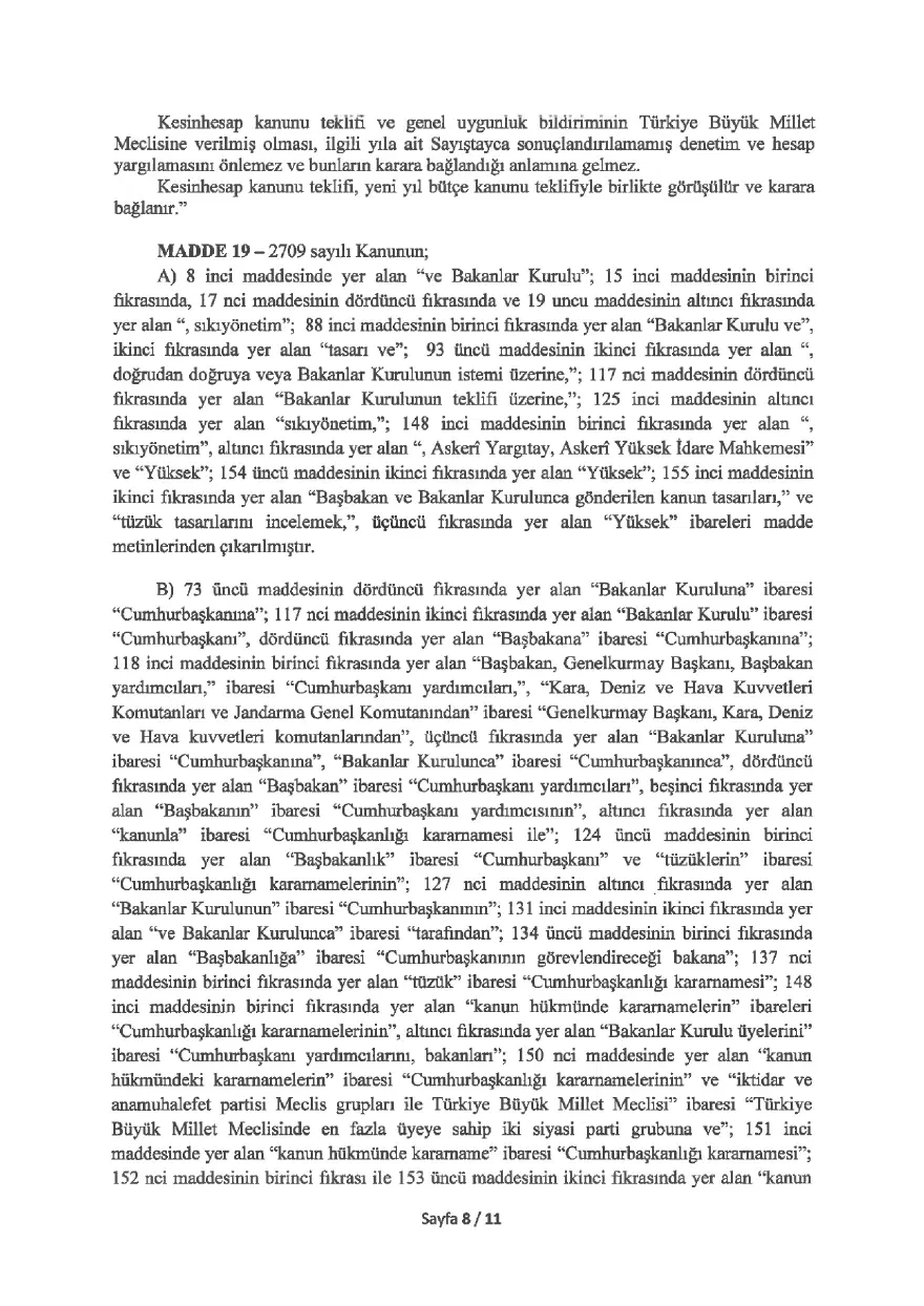 referandum, anayasa değişikliği 8