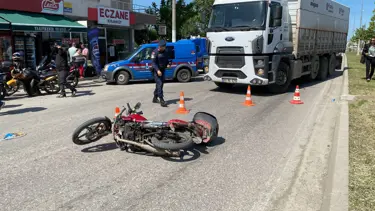 Motokuryenin talihsiz sonu: Başı çöp konteynerine çarptı