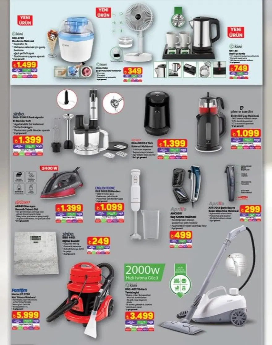 A101 aktüel katalog 26 Haziran Perşembe 2025: Bu hafta; Laptop, ışıklı kablosuz hoparlör, termosifon, dondurma makinesi, buharlı temizleyici geliyor 7 A101 aktüel katalog 26 Haziran Perşembe 2025: Bu hafta; Laptop, ışıklı kablosuz hoparlör, termosifon, dondurma makinesi, buharlı temizleyici geliyor 7